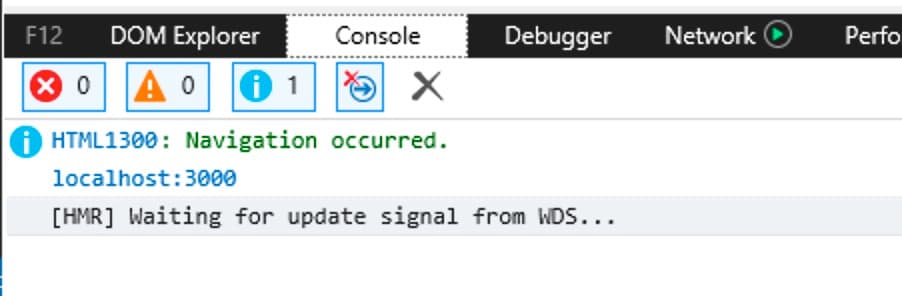Die Console des IE11 ist jetzt fehlerfrei