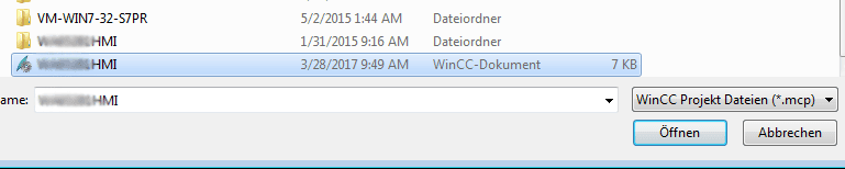 How to create a backup of a WinCC project?